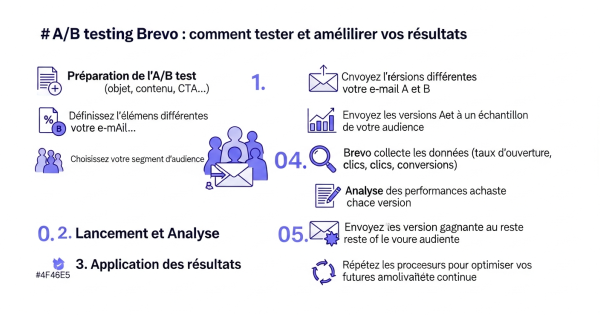 A/B testing Brevo : comment tester et améliorer vos résultats