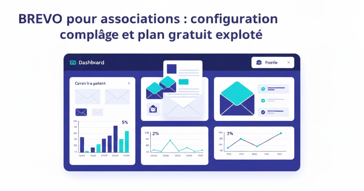 Brevo pour associations : configuration complète et plan gratuit exploité