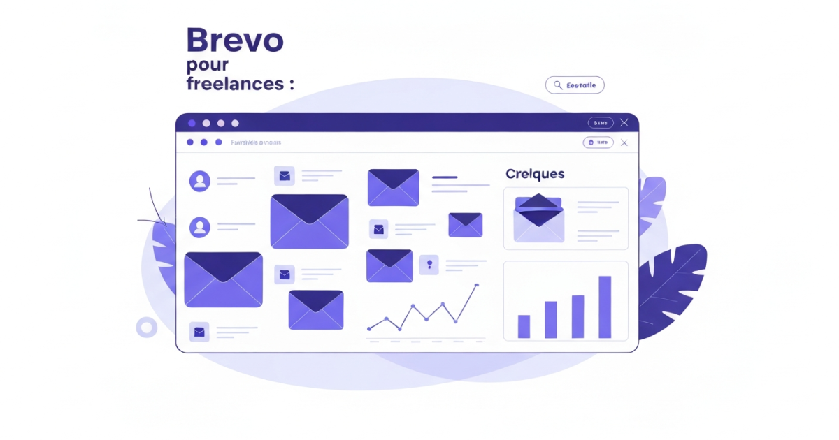 Brevo pour freelances : gérer sa liste email quand on est seul