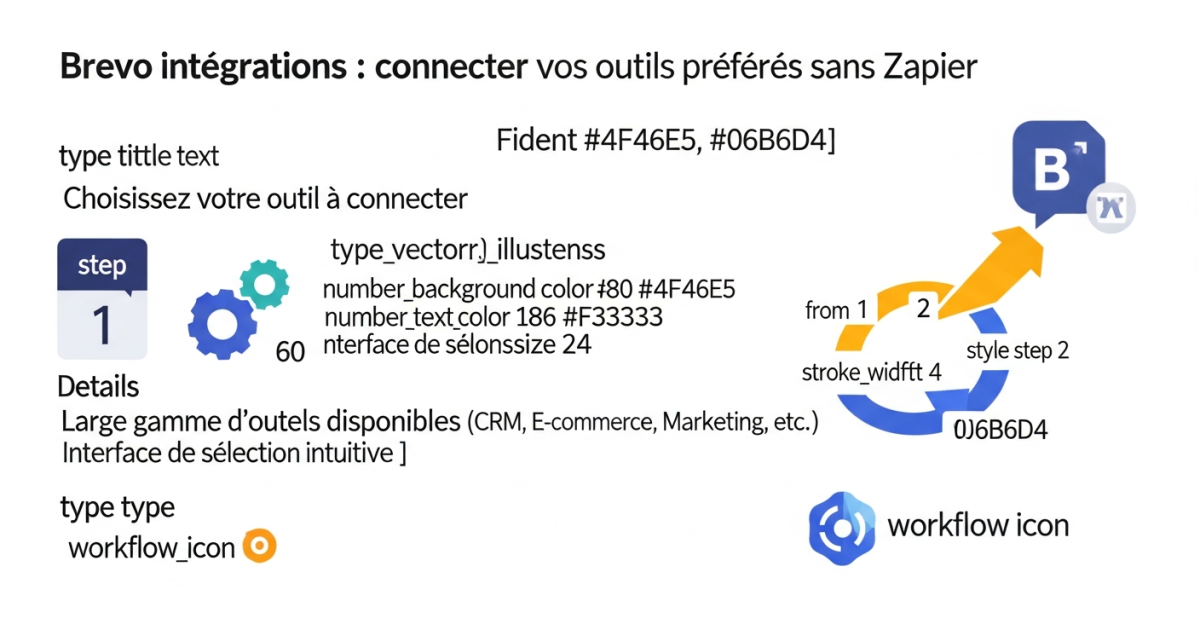Brevo intégrations : connecter vos outils préférés sans Zapier