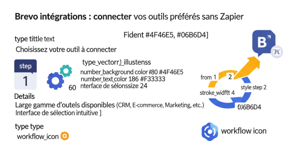 Brevo intégrations : connecter vos outils préférés sans Zapier