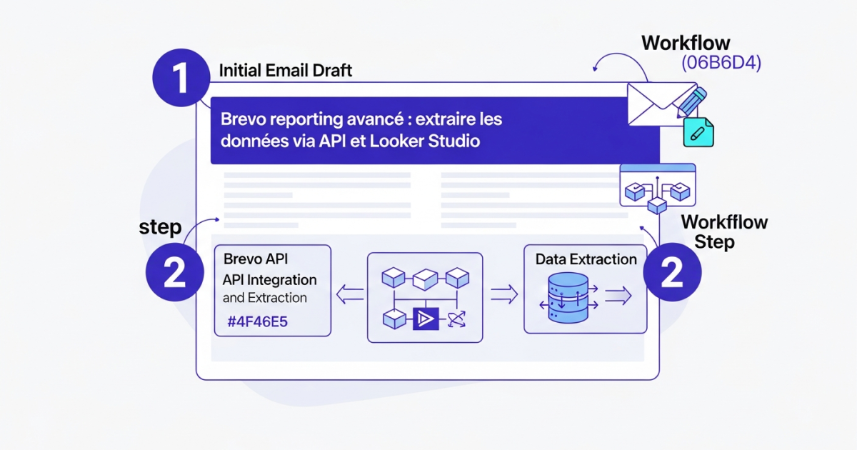 Brevo reporting avancé : extraire les données via API et Looker Studio