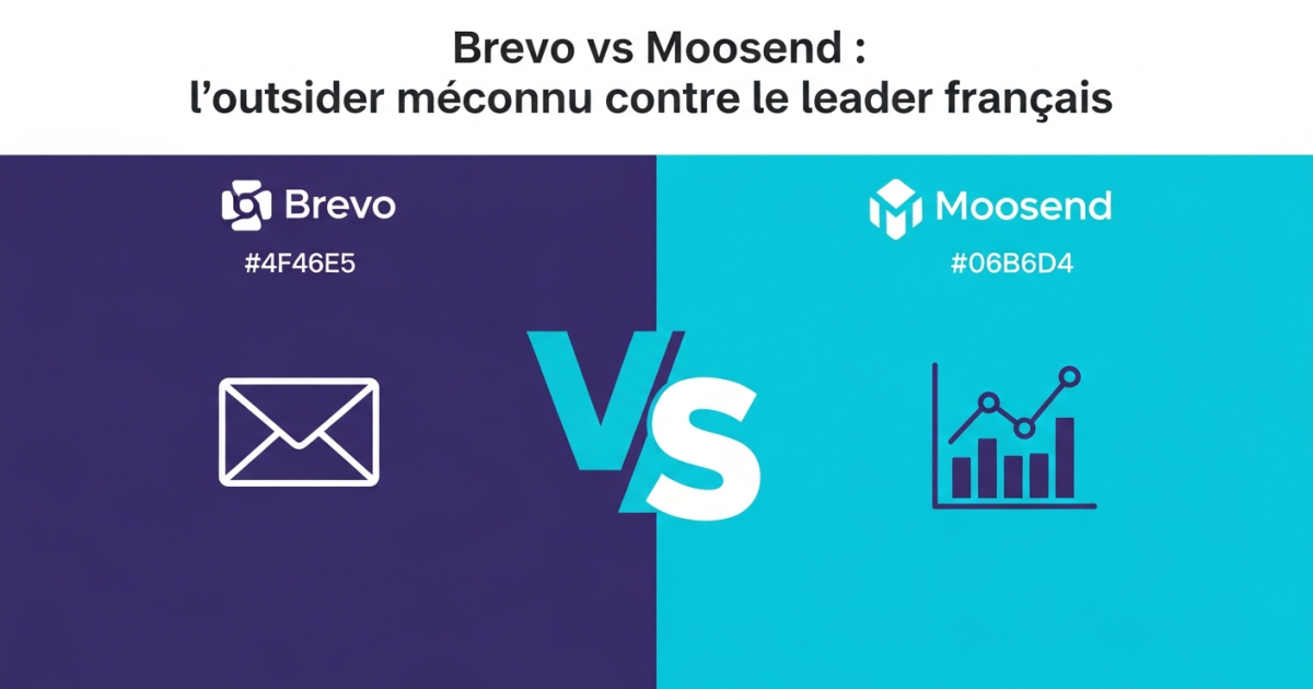 Brevo vs Moosend : l'outsider méconnu contre le leader français