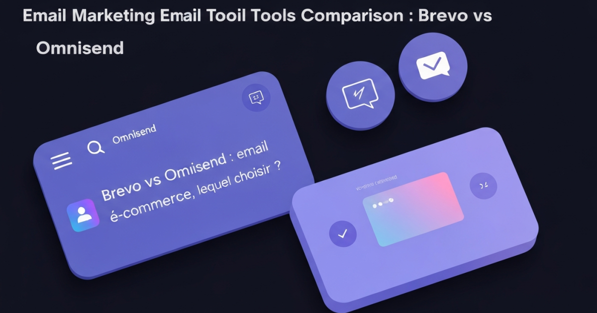 Brevo vs Omnisend : email marketing e-commerce, lequel choisir ?