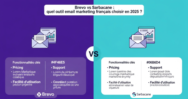 Brevo vs Sarbacane : quel outil email marketing français choisir en 2025 ?