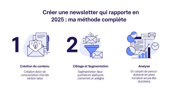 Créer une newsletter qui rapporte en 2025 : ma méthode complète