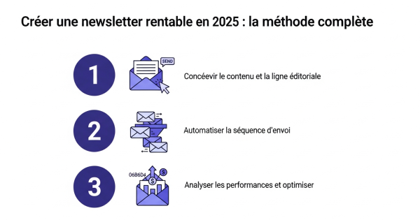 Créer une newsletter rentable en 2025 : la méthode complète