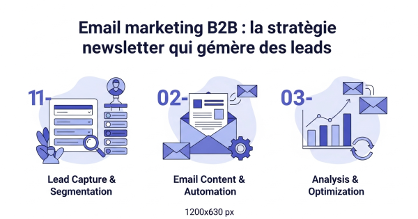 Email marketing B2B : la stratégie newsletter qui génère des leads