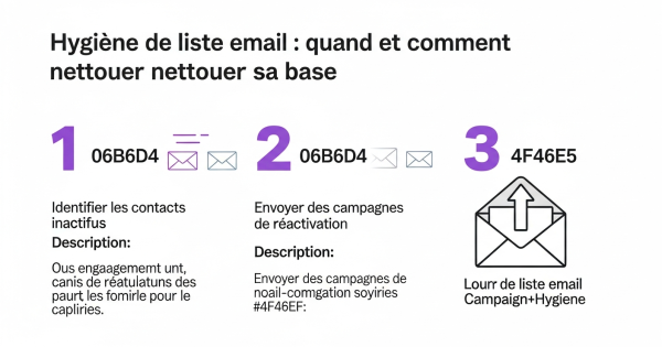 Hygiène de liste email : quand et comment nettoyer sa base
