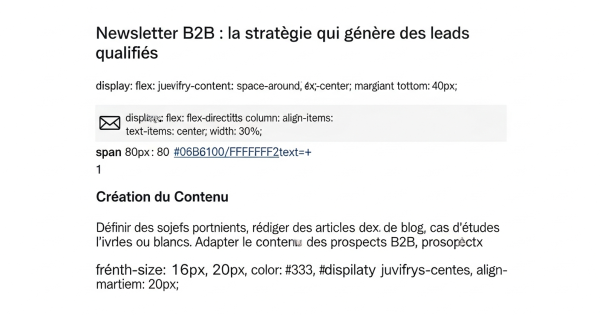 Newsletter B2B : la stratégie qui génère des leads qualifiés