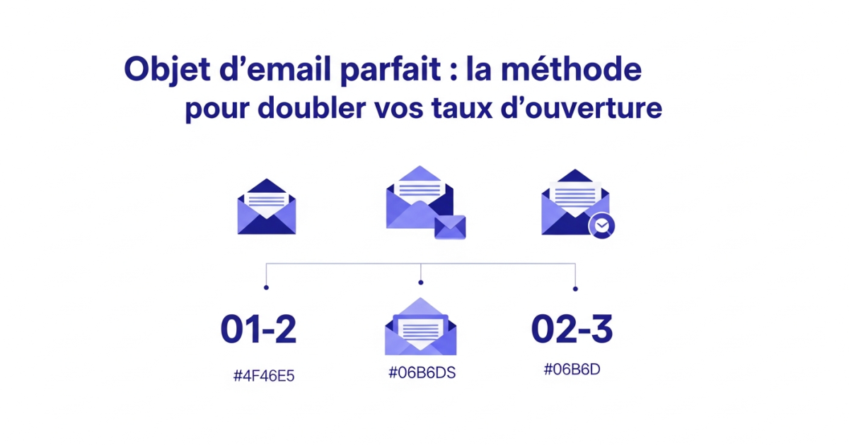 Objet d'email parfait : la méthode pour doubler vos taux d'ouverture