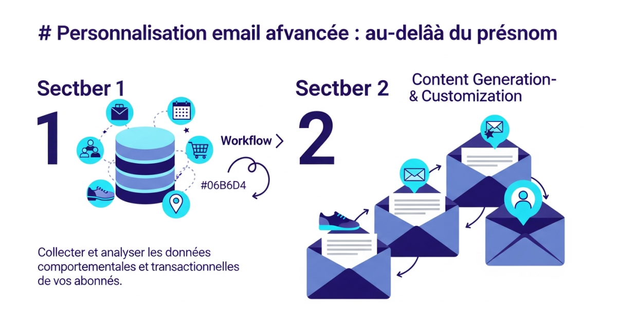 Personnalisation email avancée : au-delà du prénom